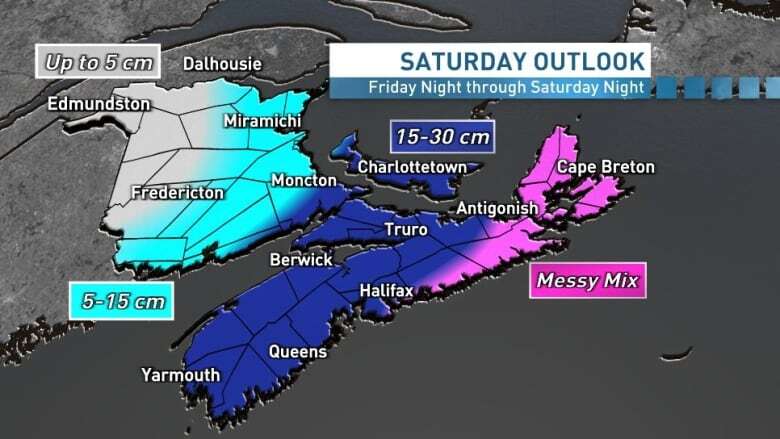 Winter storm warning now in effect for P.E.I. on Saturday