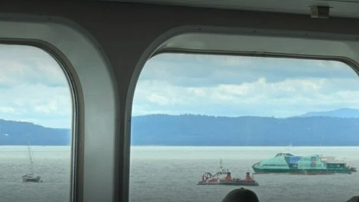 4 pulled from B.C.'s Georgia Strait amid marine rescue involving civilian vessel