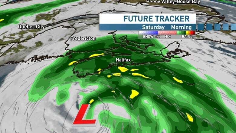 Wet and windy Saturday in store for Nova Scotia