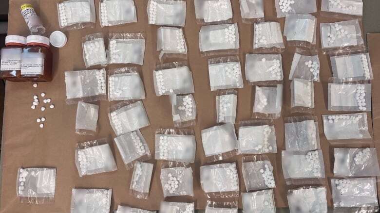 Hundreds of pills seized in bust outside pharmacy in Prince George, B.C.