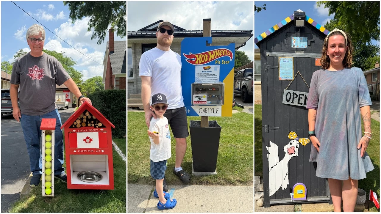 From Puppy Pubs to Knick Knack Shacks, front-lawn trading posts are building community