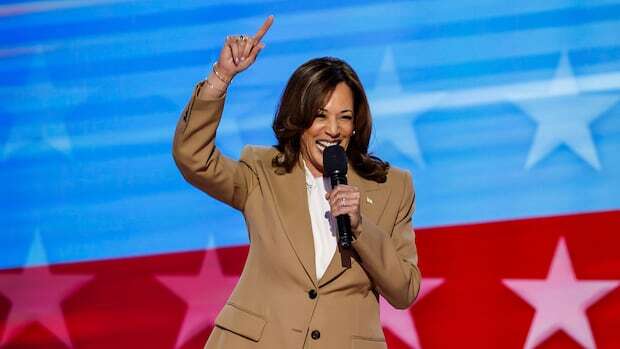 Kamala Harris tells DNC, 'We are moving forward’