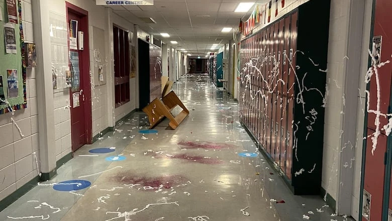 'Out of hand' grad prank leaves school halls in a sticky mess — and students facing charges