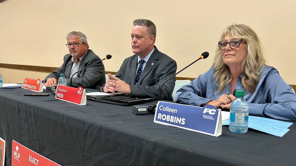 PC, NDP candidates struggle during final debate of Spruce Woods byelection
