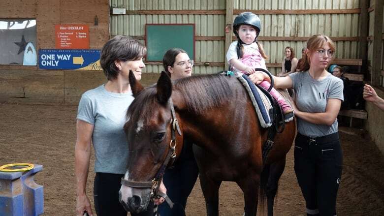 How horseback riding helps this 3-year-old deal with a rare genetic disorder