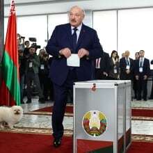 Alexander Lukashenko set to win 7th term in Belarus election the opposition calls a farce