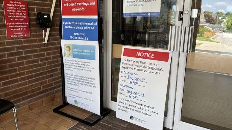 Rural Ontario residents offer solutions amid emergency room closures at local hospitals