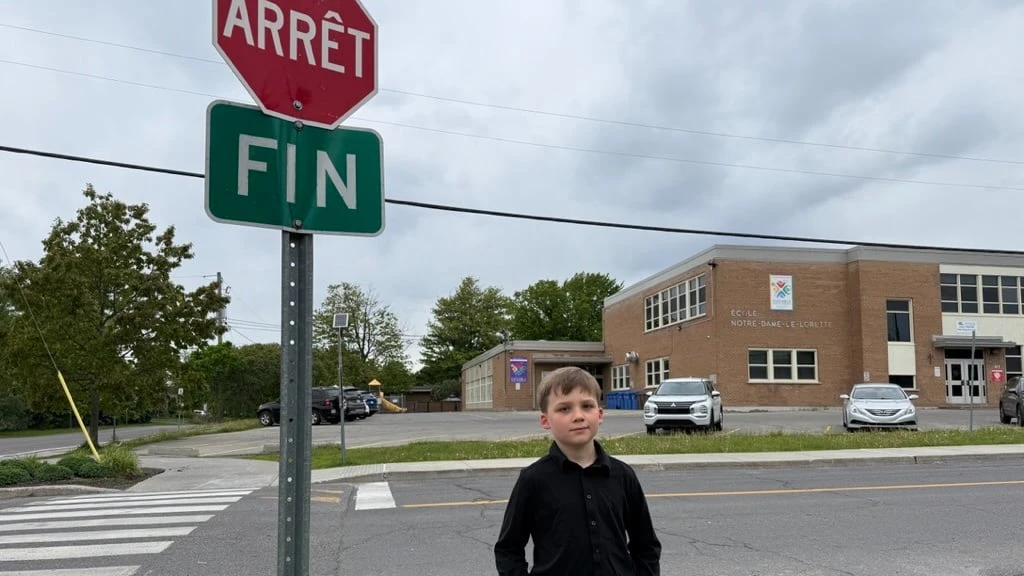 9-year-old from Pincourt, Que., pushes for safer roads near schools