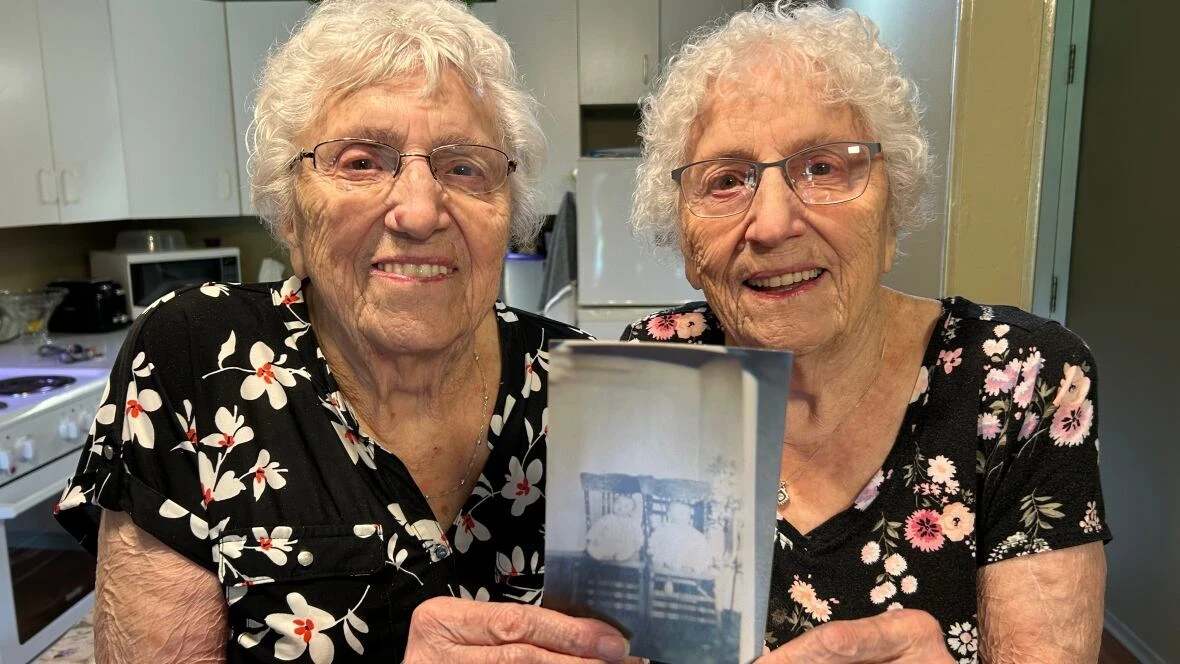 98-year-old Grunthal twins happy to still be teasing each other, living next door