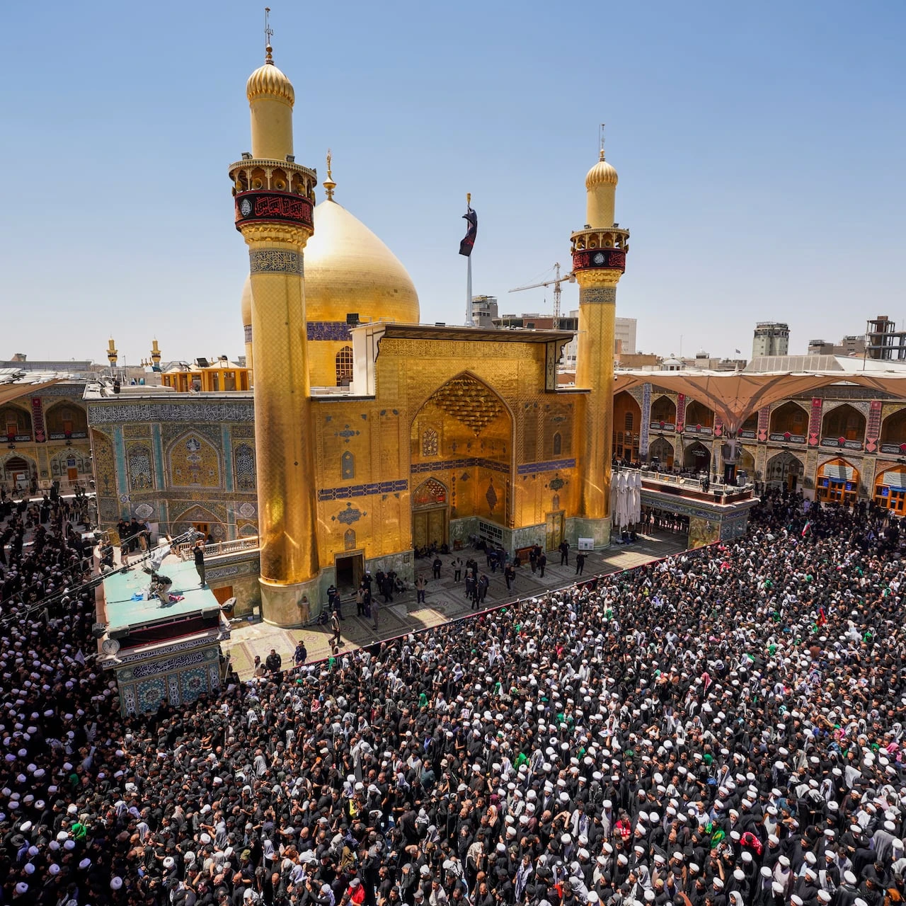 Massive crowds move through Iran and Iraq for Ayatollah Ali Khamenei's 6-day funeral procession