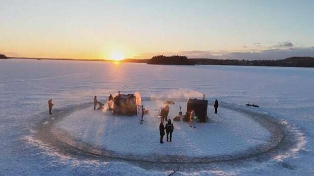 Finnish inventor takes ‘ice carousel sauna’ for a spin