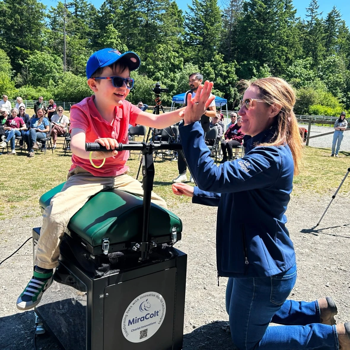 Innovative horse simulator helps riders with disabilities saddle up