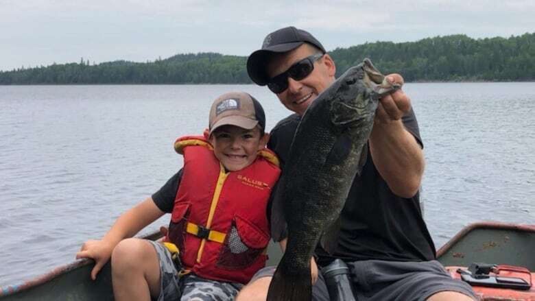 6-year-old from New Liskeard catches 55-centimetre bass