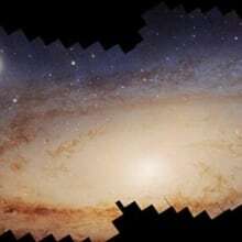 Stunning photo mosaic of neighbouring Andromeda Galaxy captures the glow of 200 million stars