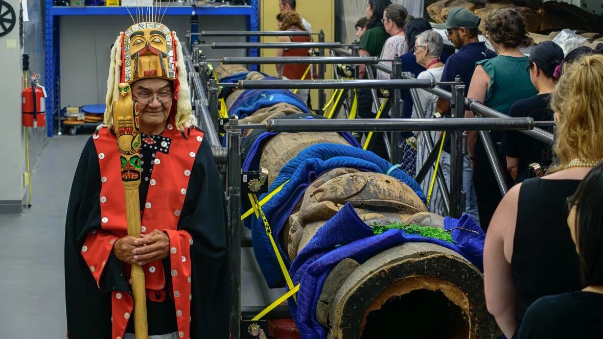 The Sim'oogit Laay' totem pole is returning home after almost 80 years at a UBC museum