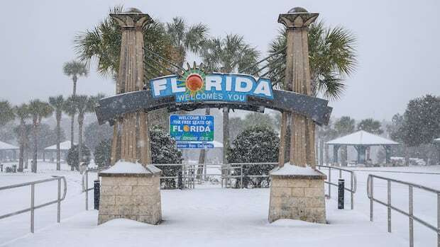 Florida was hit by an uncharacteristic snowfall. This Wabush resident was there to see it.