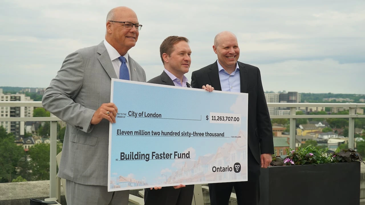 London earns $11.2M in provincial funding for reaching housing construction target