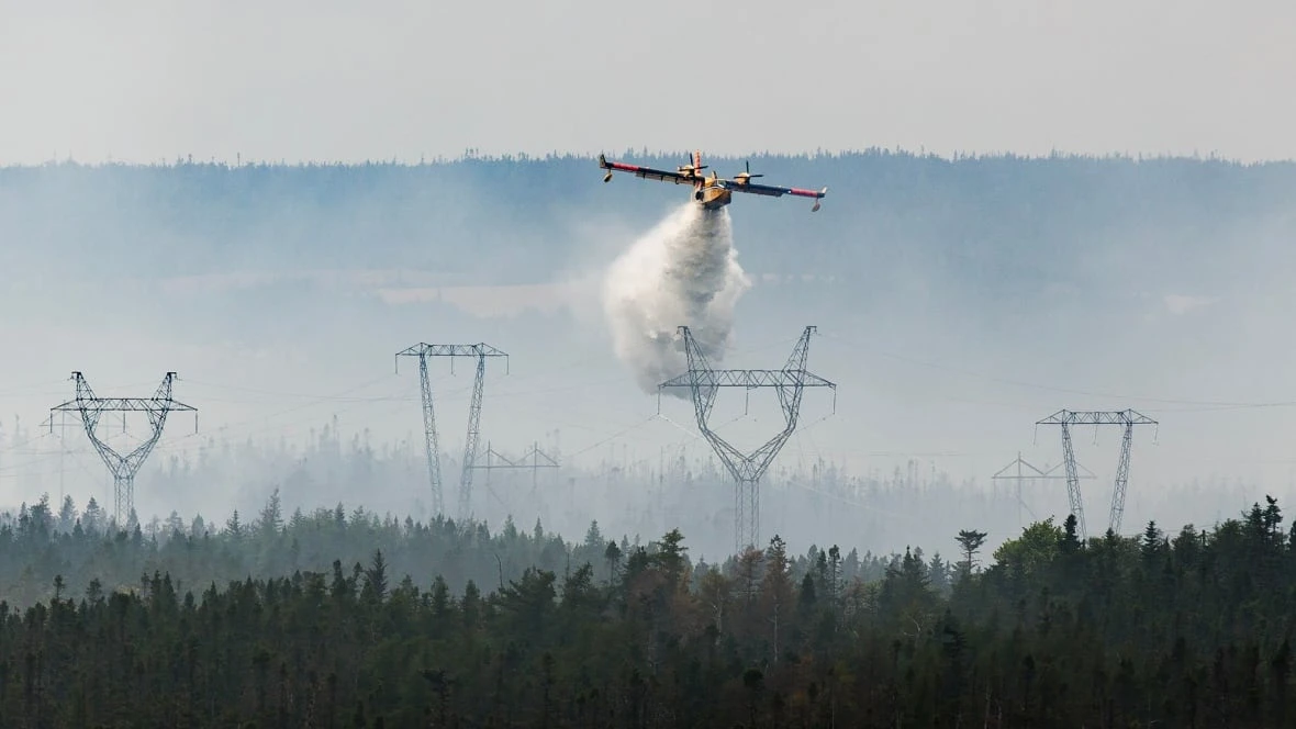 Water bombers back in the sky to fight Kingston fire thanks to favourable conditions