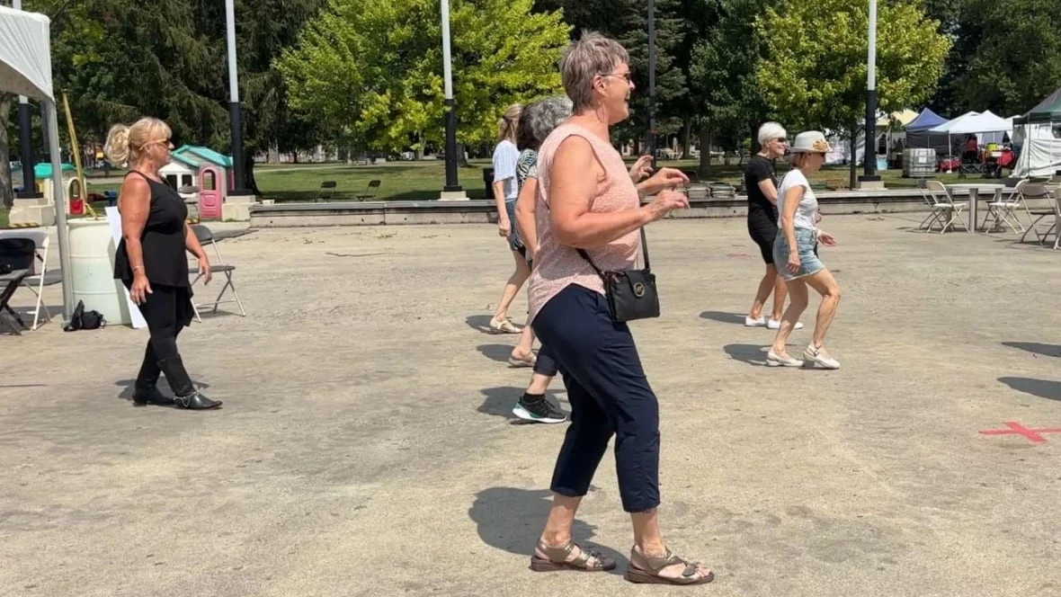 Sticky fingers and stomping feet: London's Ribfest hosts line dancing for the first time