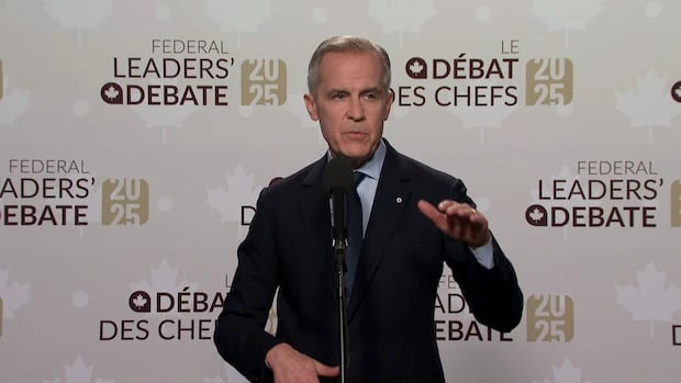 Mark Carney answers questions after French-language debate