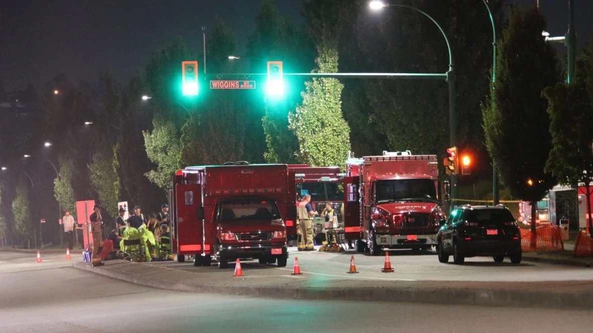 4 hospitalized after airborne chemical release in Burnaby's Big Bend neighbourhood