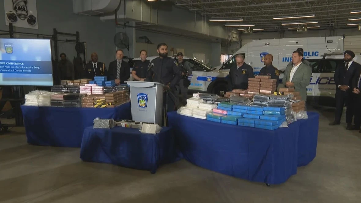 Peel police bust trucks carrying some $50M worth of cocaine into GTA