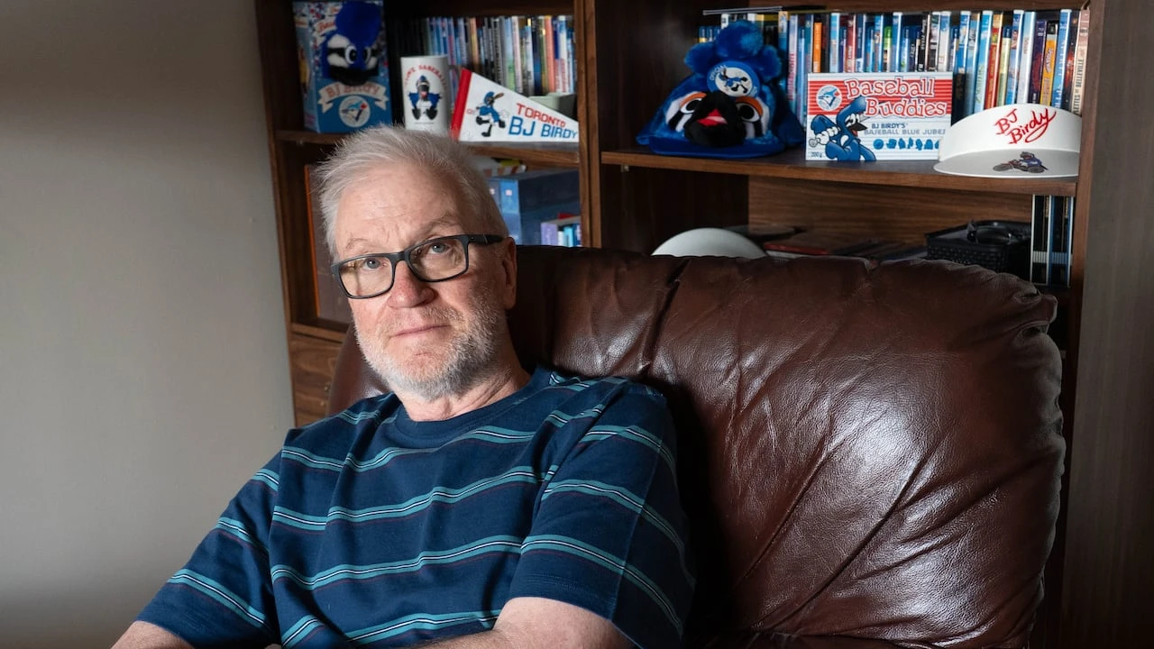 BJ Birdy is back with the Blue Jays. That's news to its creator