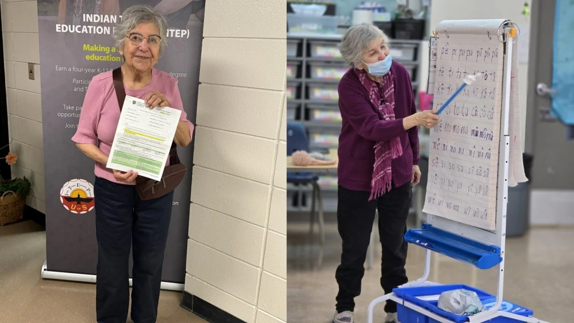'Keep thinking about the goal': 87-year-old U of Sask. grad hopes to help revitalize Cree language