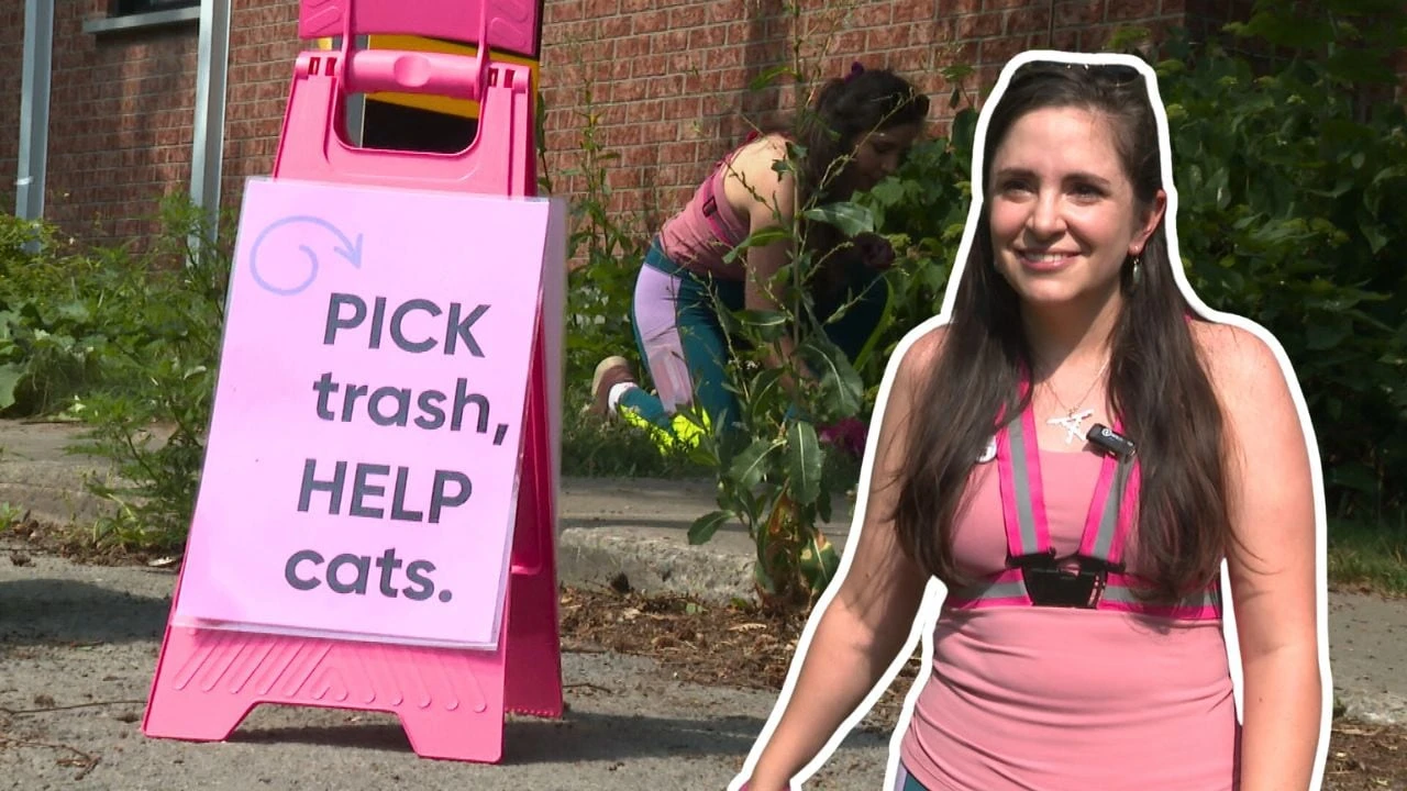 Meet the ‘Trashy Lady’ cleaning up Montreal and raising money for the SPCA