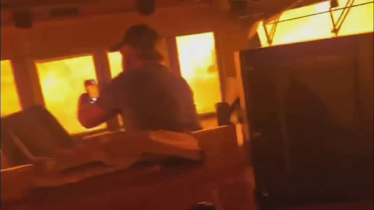 Train crew escapes one of the many wildfires burning in Ontario