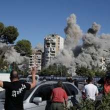 Strike levels Beirut building as Blinken ramps up Israel-Hamas ceasefire efforts