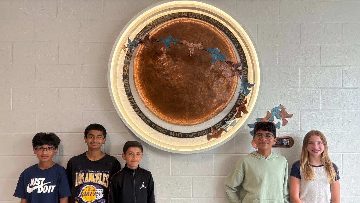 Students at this Kitchener school leave lasting impression with sculpture art project