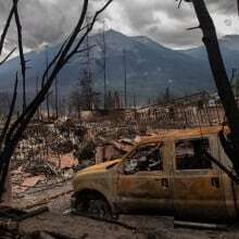 Jasper wildfire evacuee says touring town 'like going to the viewing at the funeral home'