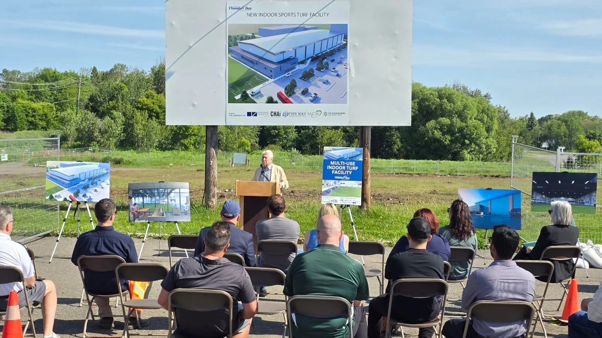 City of Thunder Bay breaks ground on indoor turf facility