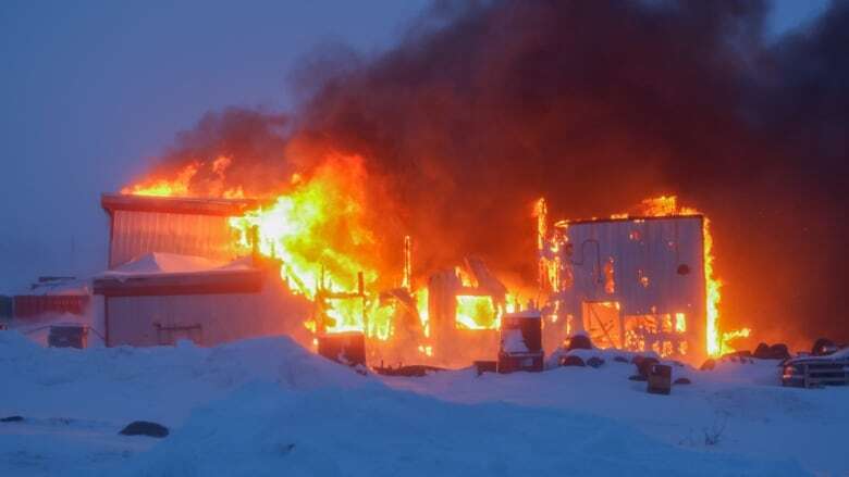 Fire destroys hamlet garage in Baker Lake, Nunavut