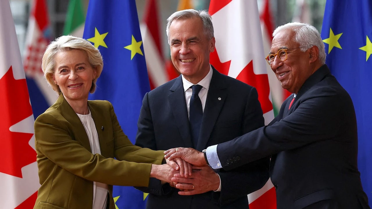 Carney signs defence co-operation pact with EU