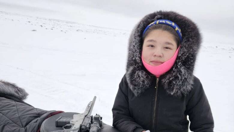 10-year-old girl from Whale Cove, Nunavut, takes down her first polar bear