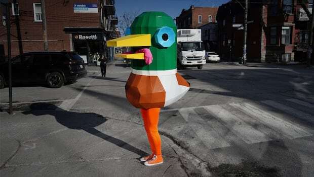 Have you spotted this 6-foot-tall duck wandering Montreal's streets?