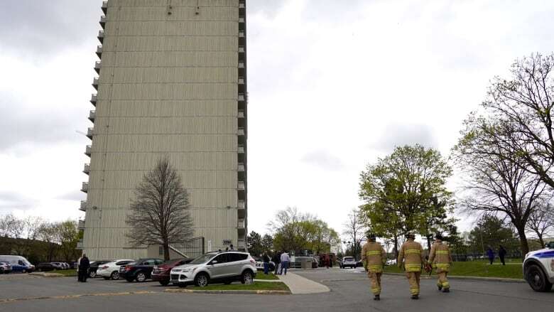 3-year-old dies following alleged highrise arson