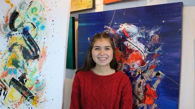 Meet the 17-year-old Quebec painter taking her work international