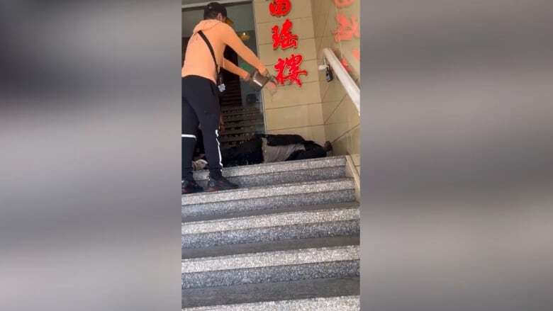 Video of man throwing water on homeless person in Montreal draws outrage