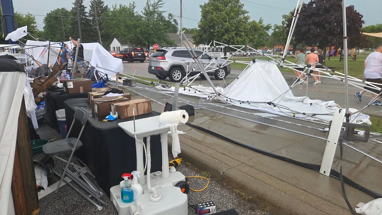 Weekend storm 'heartbreaking' for Essex Fun Fest vendors, organizer says