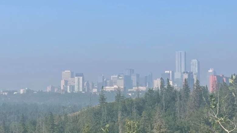 Wildfire smoke blankets parts of northern Alberta, Rocky Mountain region