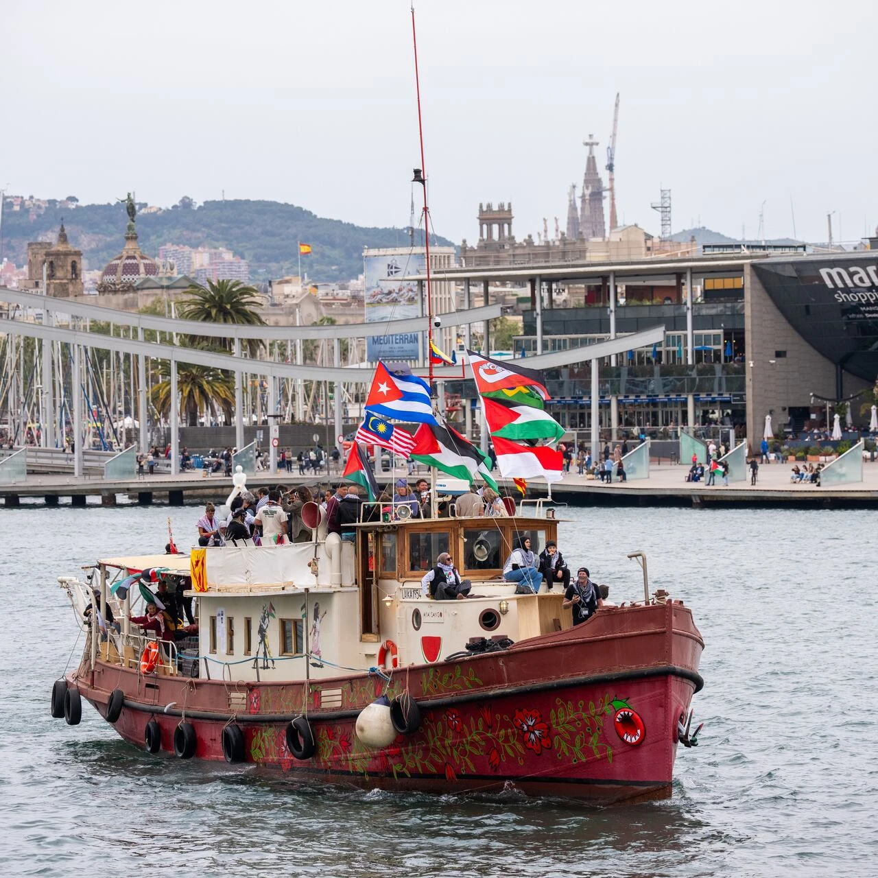 Two Canadians on aid boats intercepted by Israel have been released, organizers say