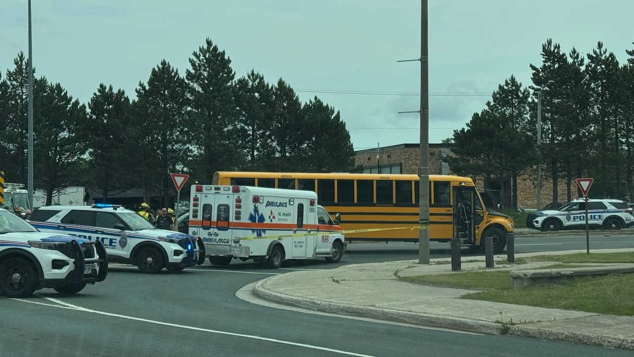 Bus collision in St. John's near MUN closes multiple lanes as emergency crews respond