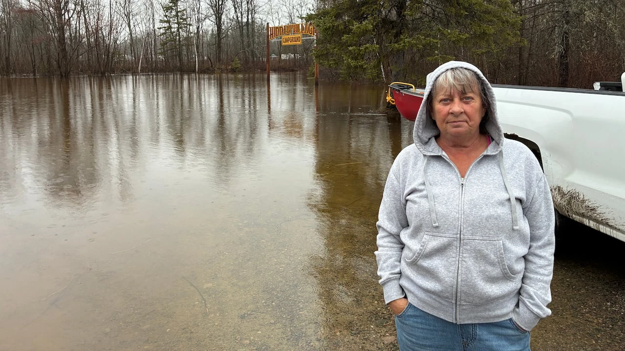 Flooding in Greater Sudbury, Ont., doesn’t phase this campground owner