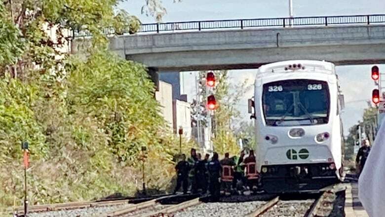 Person hit by train at Kitchener GO station halting service