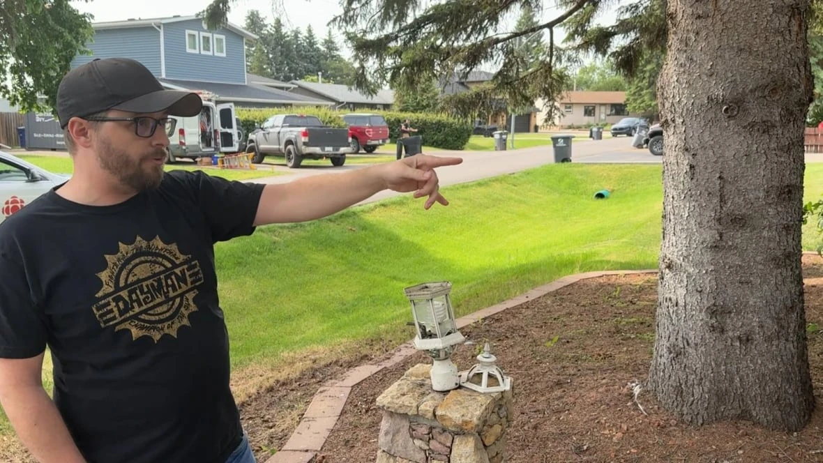 'Like a big fireball': Saskatoon couple describe lightning strike that knocked father to the ground