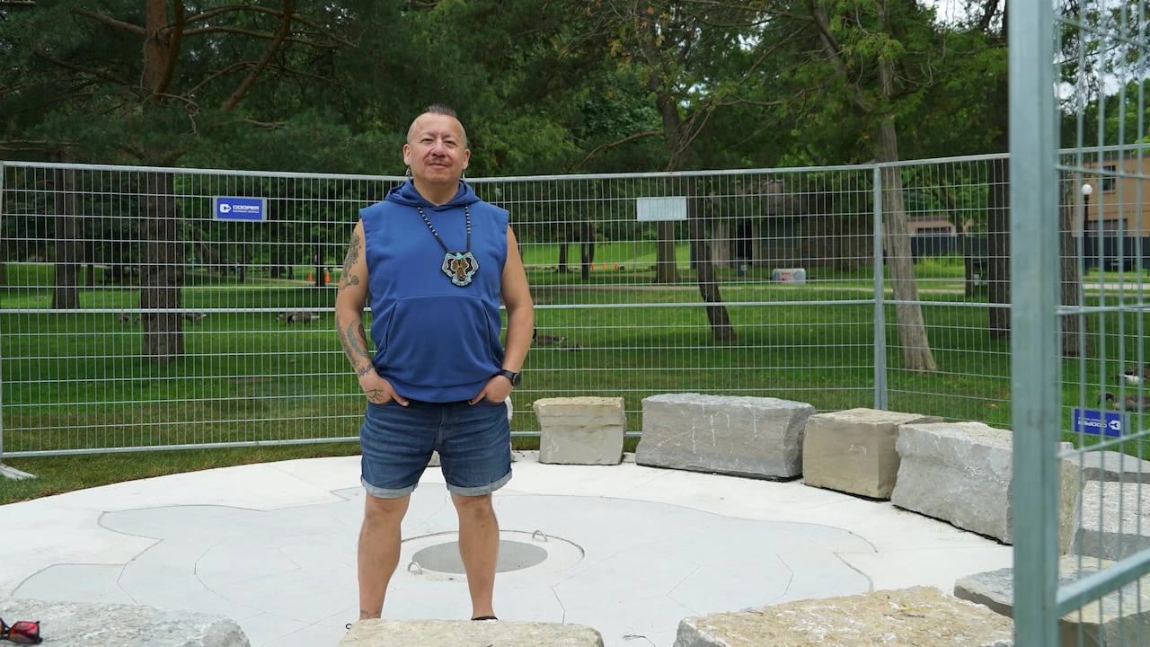 Kitchener ceremonial fire space dedicated to Indigenous communities