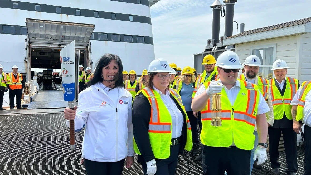Canada Summer Games torch lights up Port aux Basques on arrival to Newfoundland
